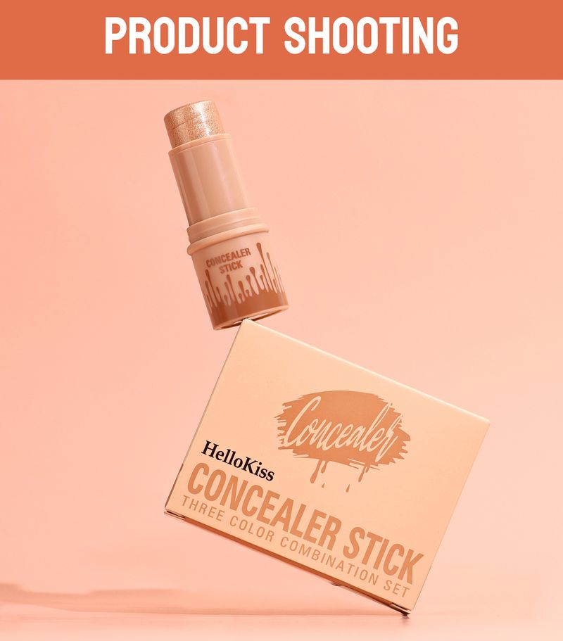Sminkset med 3 delar, tredimensionell modifiering, slingor, ljusare rouge_voghion.com