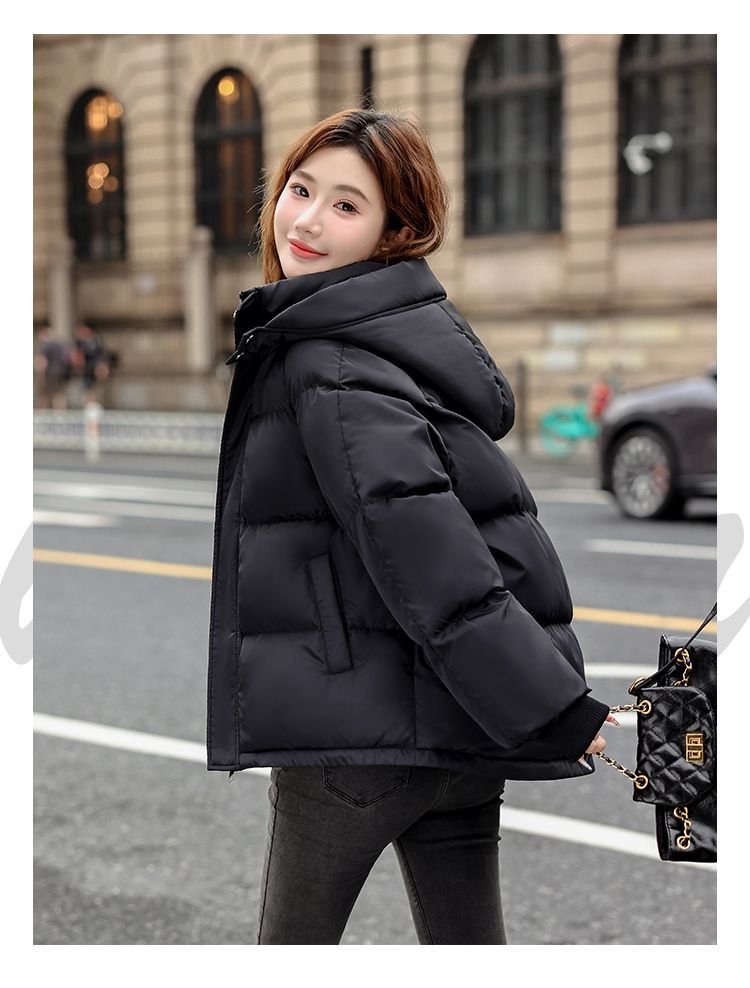 Nuovo studente giacca corta in piumino edizione coreana 2024 cappotto da donna in cotone invernale spesso e largo_voghion.com