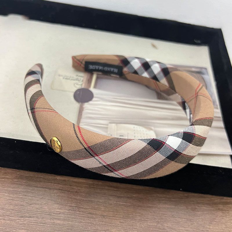 Fascia per capelli stile college autunno inverno per donna, fascia per capelli versatile alla moda di alta qualità, fascia per capelli con corona alta,_voghion.com