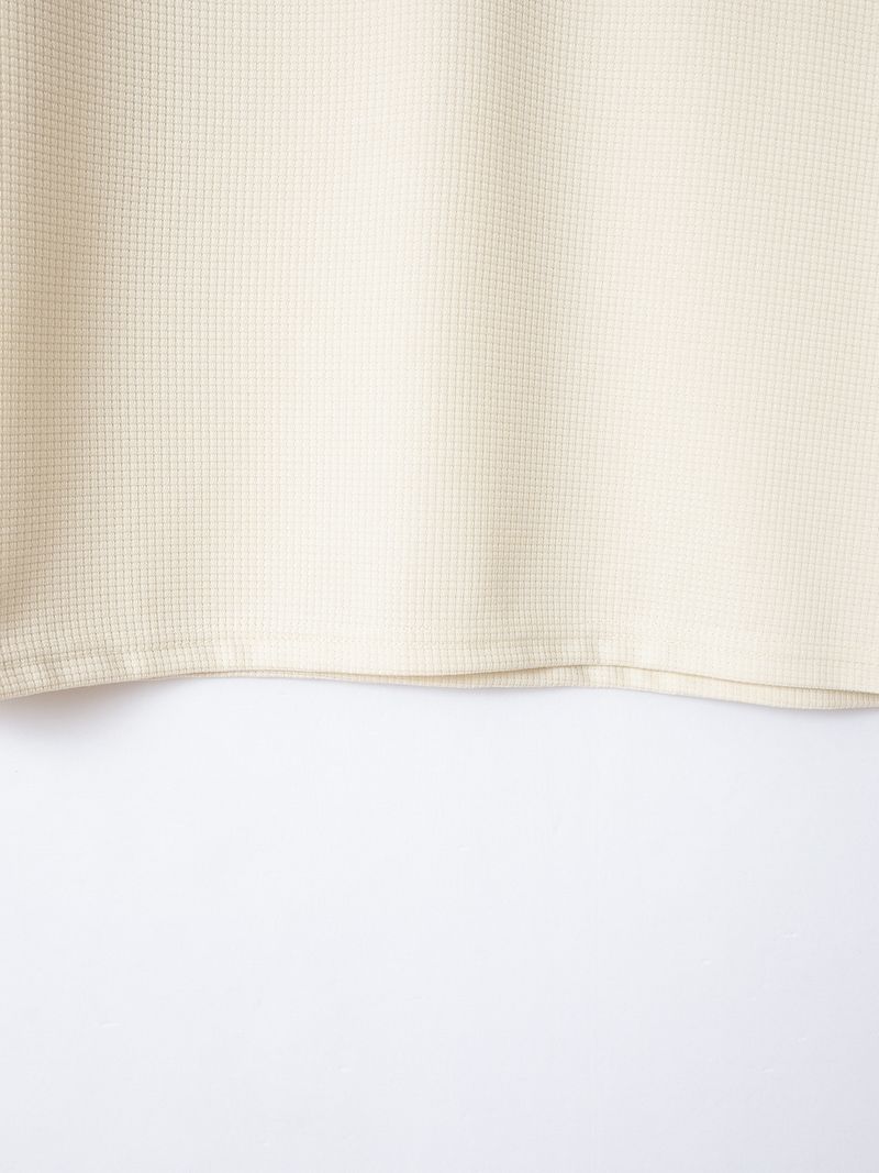 Men Waffle T Shirt Short Sleeve Button Top Casual Tee Lapel Neck Shirt Summer Men's Tee Hombre Fashion Customs_voghion.com