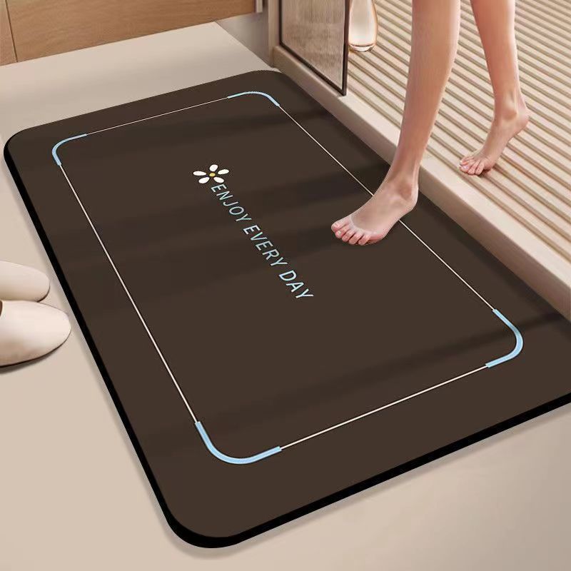 【Assorbimento istantaneo dell'acqua】Tappetino antiscivolo per il bagno, assorbente e ad asciugatura rapida, in morbida terra di diatomee_voghion.com