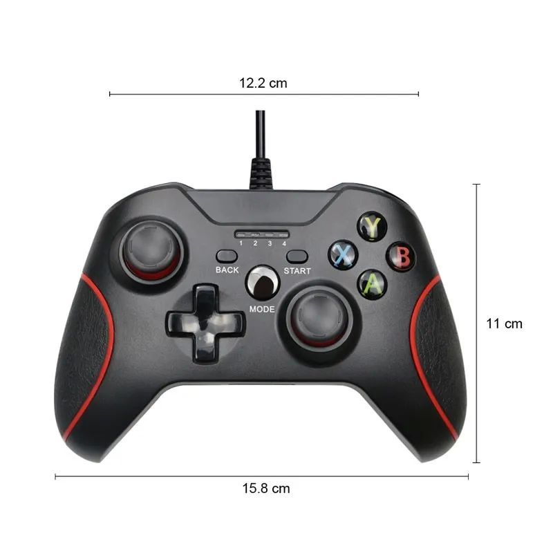 Controller per console joystick PS3 con gamepad USB cablato per PC_voghion.com