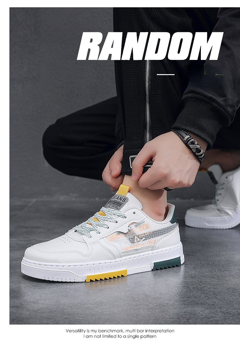 2023 Casual Sneakers til mænd Street Fashion Herre Skateboard Sko Udendørs Gåture Flade Sko Beskyttelse Snøre Skateboard Sko_voghion.com