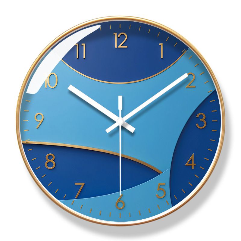 Yipula 7172 Simple Creative Living Room Silent Abstract Quartz Clock Home Sweep Second Wall Watch_voghion.com