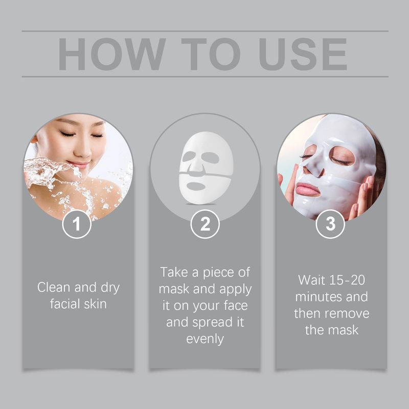 Collagen Moisturizing Mask Series, Facial Skin Hydrating Skin Care Moisturizing Nourishing Patch Mask_voghion.com
