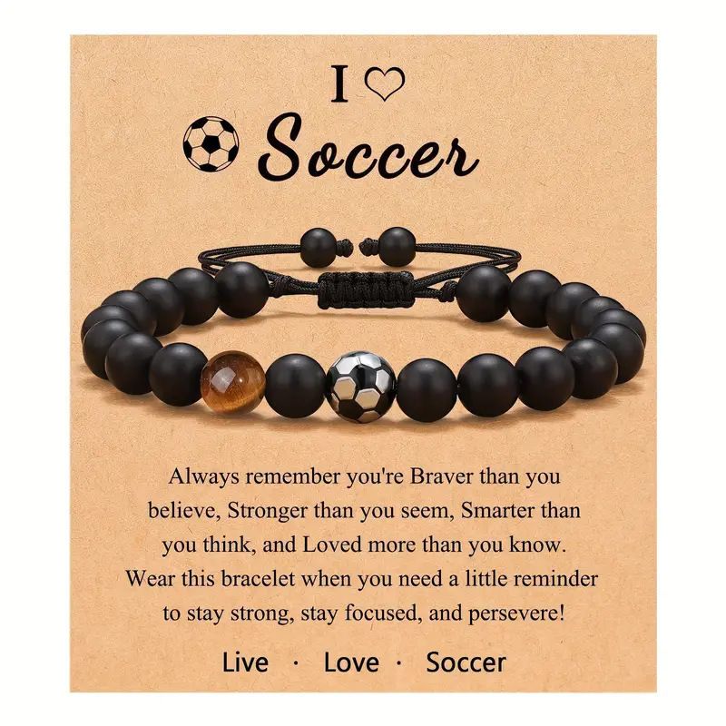 Pink Zebra Obsidian Beaded Natural Stone Handmade Woven Bracelet With Card_voghion.com