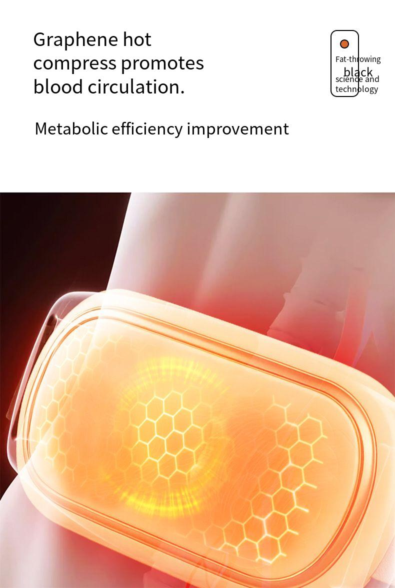 Lazy Fat Burning Machine Heating Massage Belt Slim Belly Weight Loss Device Abdominal Massager_voghion.com