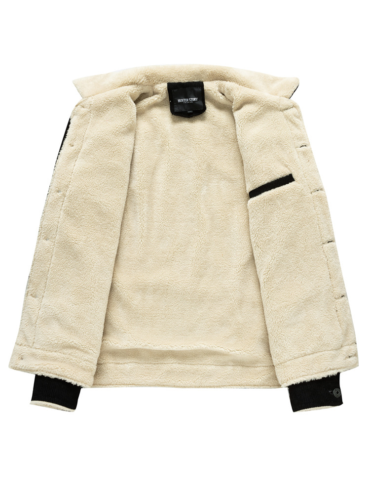 Herrenjacke mit Samt-Touch – Stilvoller Reversmantel für Frühling und Herbst, hochwertige Oberbekleidung mit weichem Touch für junge Männer_voghion.com