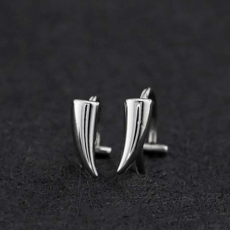 Clip per labbra in acciaio inossidabile con denti affilati gotici per donne e uomini, punk, finti piercing per il corpo, accessori per gioielli di Halloween_voghion.com