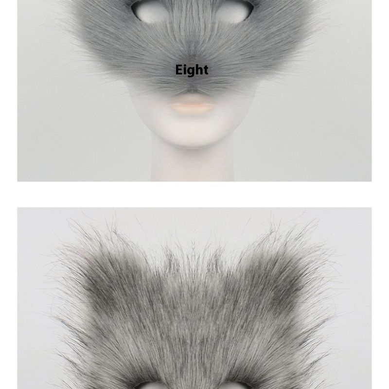 Simulation Plush Simulation Adult Mask Cosplay Halloween Ball Accessories Performance Props_voghion.com
