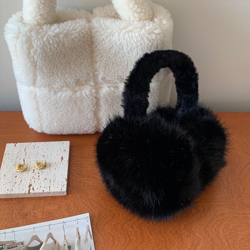 Cache-oreilles en peluche mignons d'hiver résistants au froid, gardant au chaud, résistants au gel Cache-oreilles cache-oreilles équitation oreilles chaudes_voghion.com
