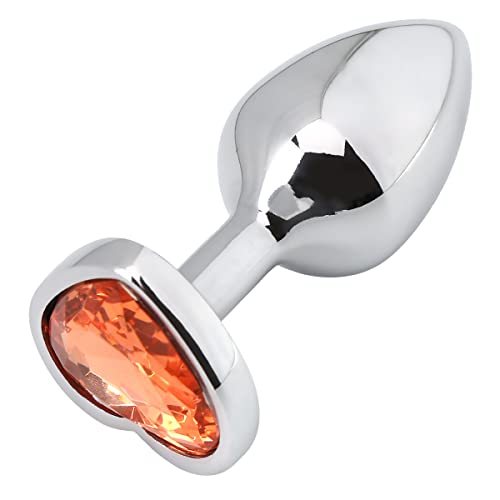 Edelstahl 2,8 CM Anal Plug Herz Metall Butt Plug Sex Spielzeug für Frauen Mann Wasserdicht Schmuck Perlen Erwachsene_voghion.com