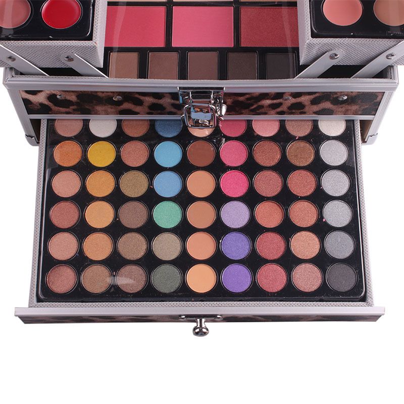 MISS ROSE Professional Makeup Bag With Multi-Color Eyeshadow Palette – Stylish & Portable Cosmetic Organizer For Women_voghion.com