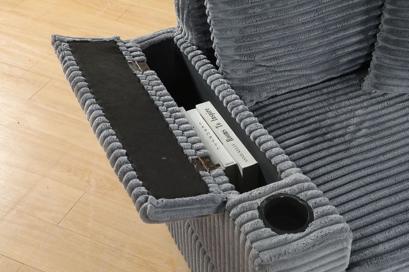 sofa With 2 Toss Pillows And A Ottoman ,Comfy Sofa- Deep Seat Couch For Living Room_voghion.com