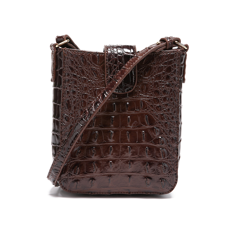 retro slung mobile phone clutch wallet Brahman crocodile pattern for cross-border independent station_voghion.com