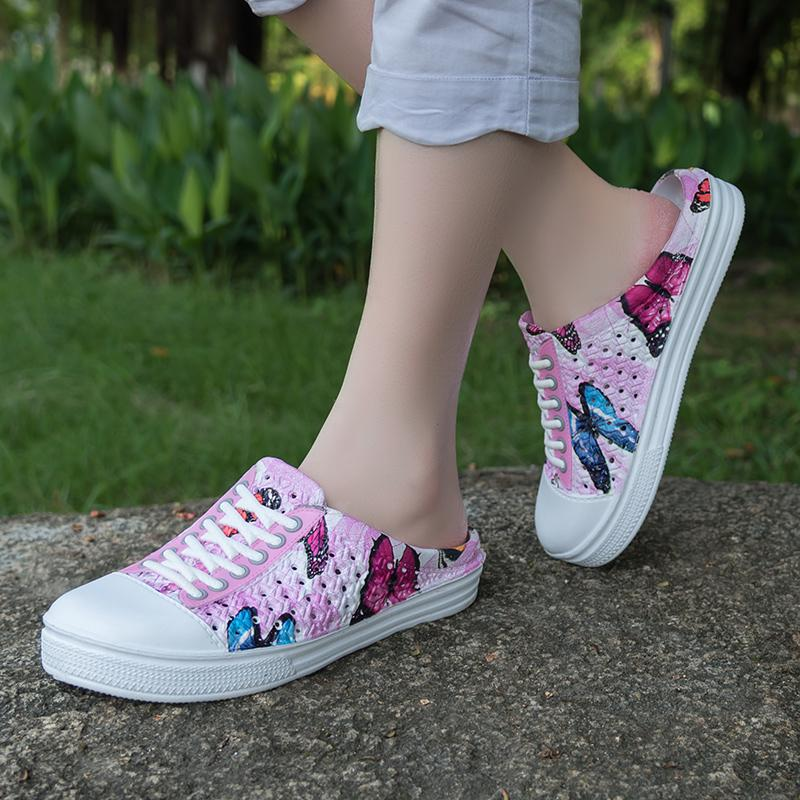 Mode Frauen Strand Clogs Schuhe Atmungsaktive Hausschuhe Wasser Schuhe Anti-Rutsch Clogs für Frauen_voghion.com