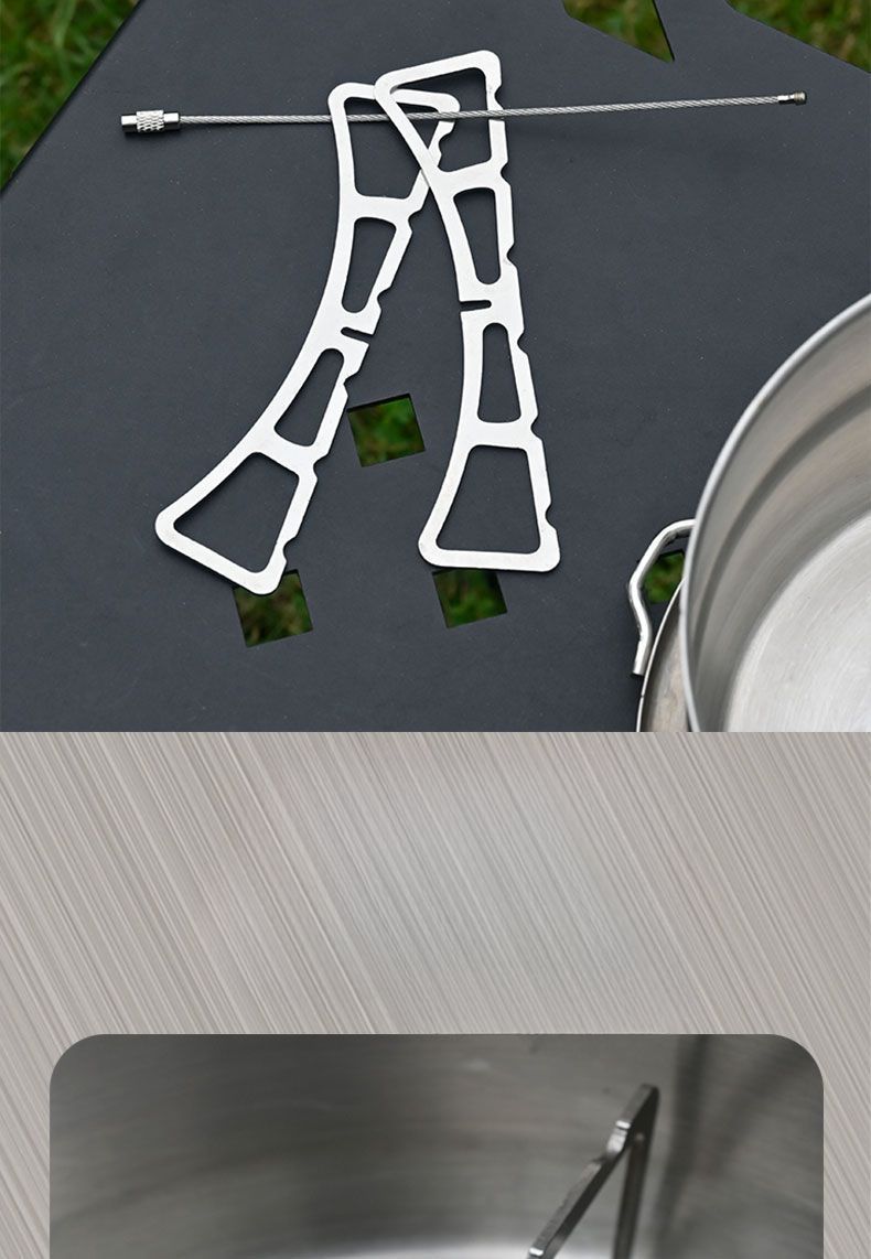 Tappetino da cucina in acciaio inossidabile per esterni, per la casa, per la cottura a vapore, per campeggio, picnic, barbecue, portatile_voghion.com