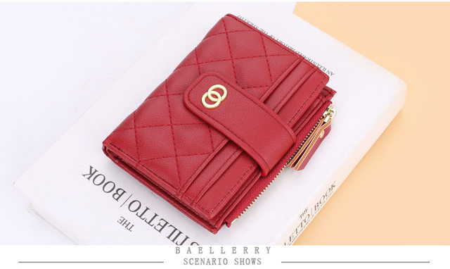 New Women Wallets Fashion PU Leather Top Quality Female Purse Short Card Holder Brand Wallet For Women_voghion.com