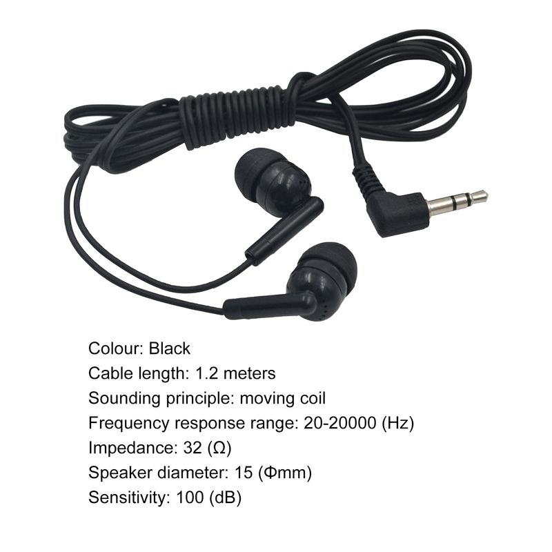 102 Wired Earphone Clear Ergonomic PVC 3.5mm Moving Coil In-ear Earbud Headphone For Phone_voghion.com