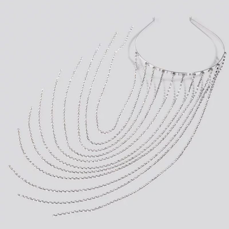 Accessori per capelli con strass, cerchietto per capelli, nappa con diamanti, accessori da sposa, accessori per capelli in magazzino_voghion.com
