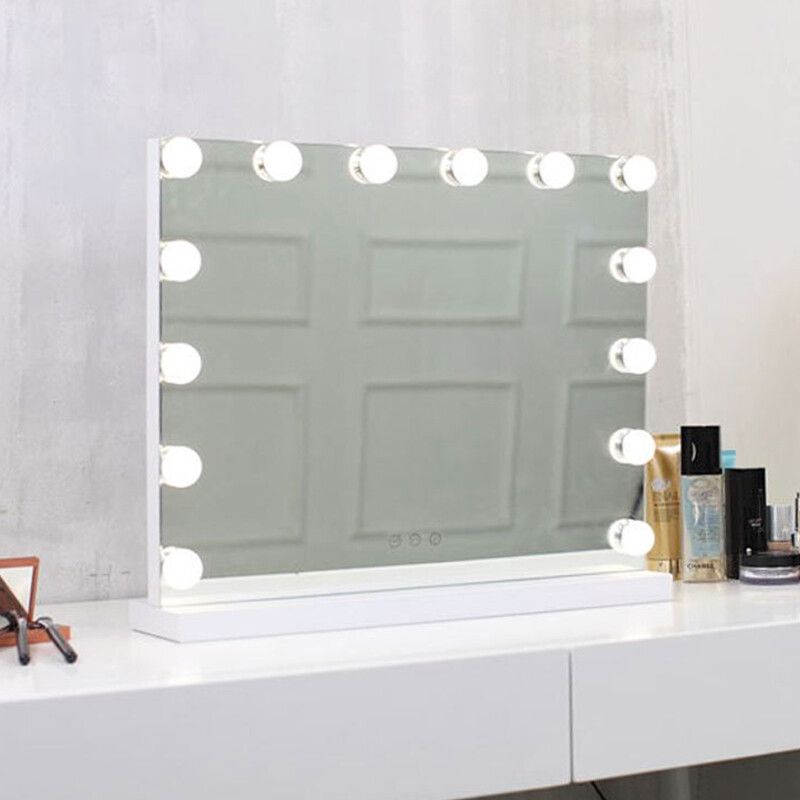 Hollywood Mirror Vanity Make Up Mirror W/ Lights LED Dressing Table Mirror_voghion.com