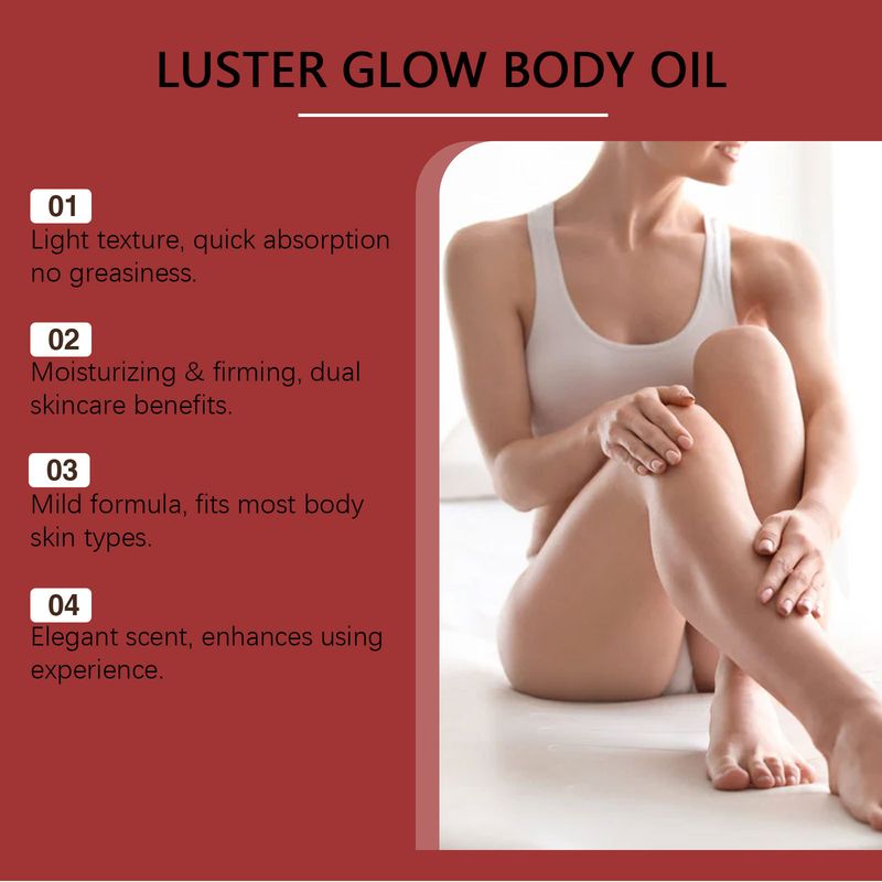 Hydraterende olie, lichtgewicht verzorgende olie voor het vormen en modelleren van lichaamslijnen_voghion.com