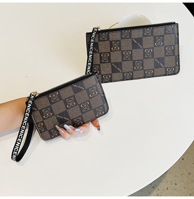 Women's Bags Thin Small Coin Purse Women's Short Card Holder Zipper Key Bag Hand Held New Style Zipper Long Wallet Women's Mobile Phone Bag_voghion.com