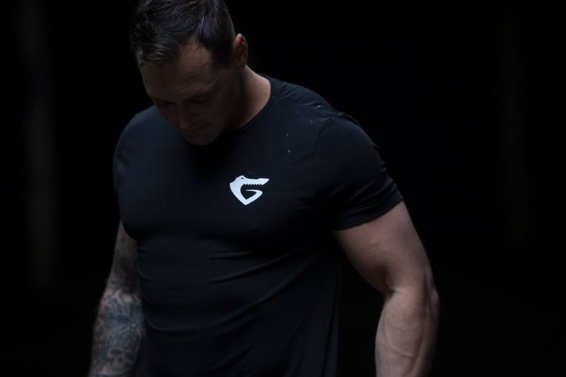 Muscle Brothers Summer New Round Neck Sports Fitness Short Sleeve Breathable Leisure Training Men's T-shirt Trendy_voghion.com