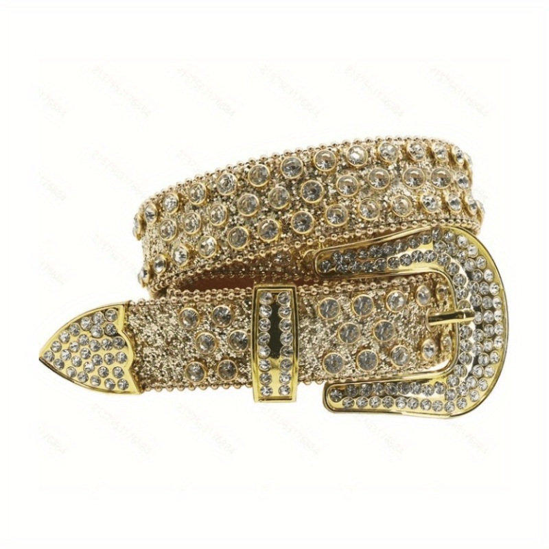 Curele de dama centura personalizata hot girl cu diamante, centura de dama cu nituri punk, centura retro cu catarama de inalta calitate in stoc_voghion.com