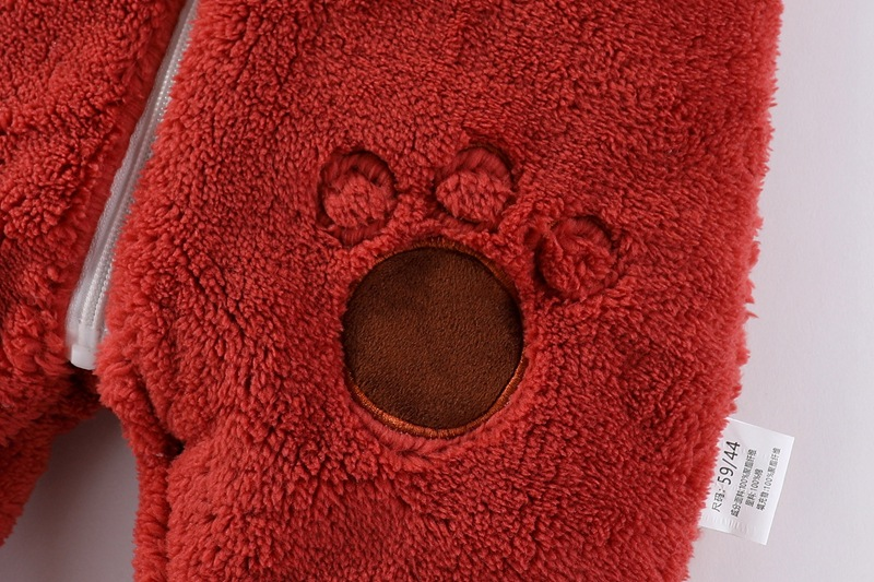 Lasten vaatteet Vauvan onesie talvella vastasyntyneen lämpimät ryömintävaatteet vauvan pehmo ulkona_voghion.com