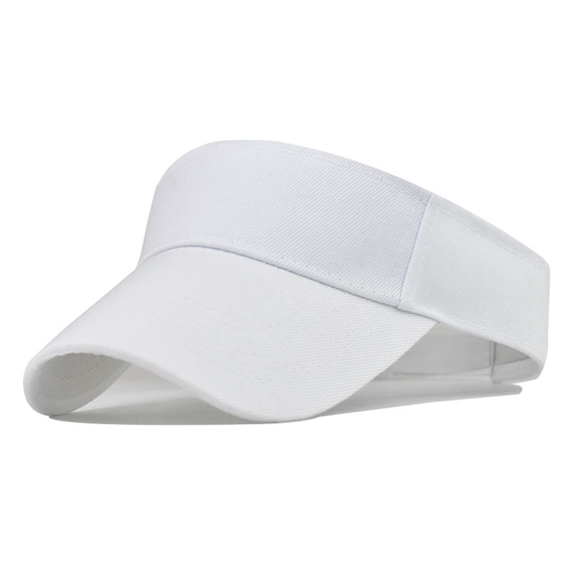 Spring Summer Sports Sun Cap Men' Cap Women Adjustable Cotton Visor UV Protection Top Empty Tennis Golf Running_voghion.com