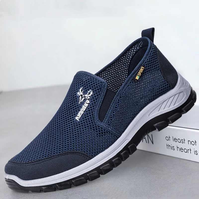 Herren-Sneaker aus Segeltuch mit breiterer Passform und legerer Passform. Deck- und Urlaubsschuhe_voghion.com