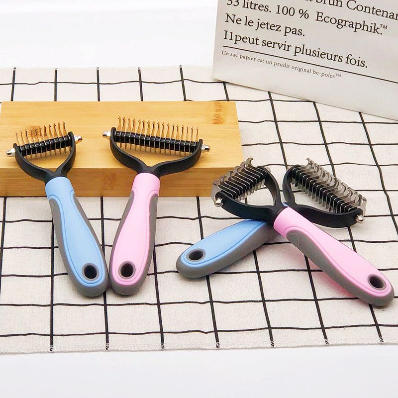 Peine de acero inoxidable para perros y gatos de PawParty Store_voghion.com