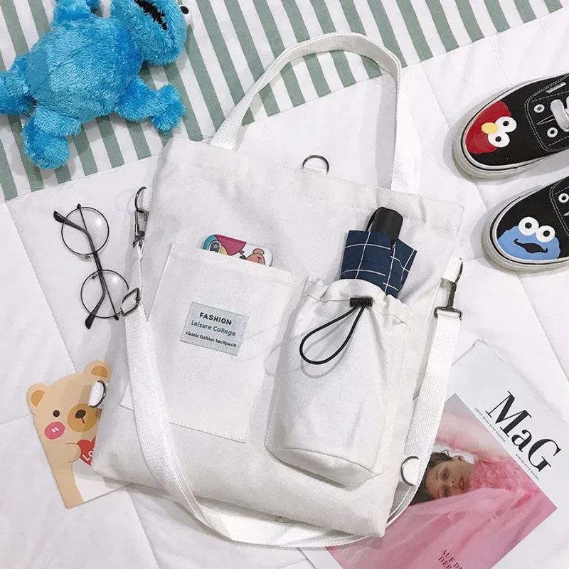 Borsa a tracolla casual da viaggio, borsa quadrata da donna, borsa a mano, borsa a tracolla in tela_voghion.com