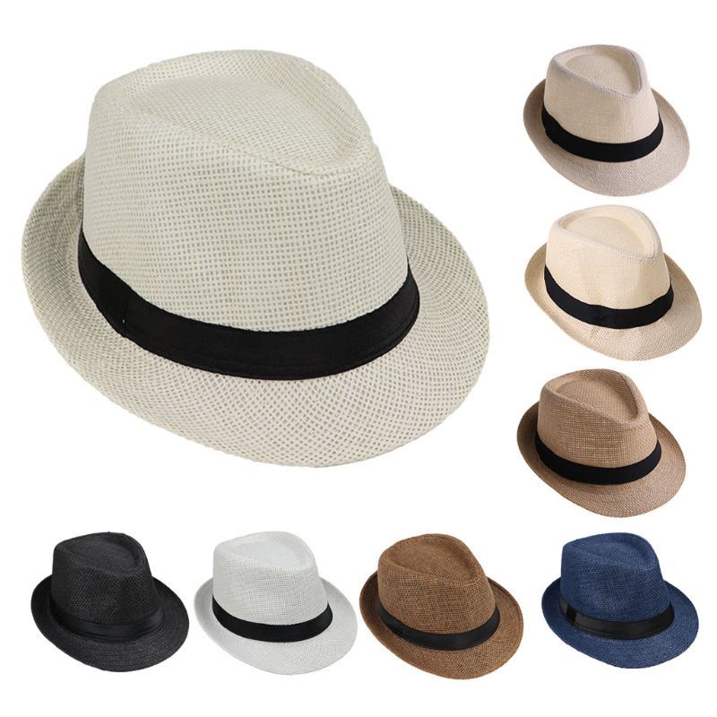 Neu eingetroffen Baby Mädchen Jungen Kinder Hautfreundliche Sommerhüte Cap Strand Outdoorsport Stroh Sonne zum Schutz_voghion.com