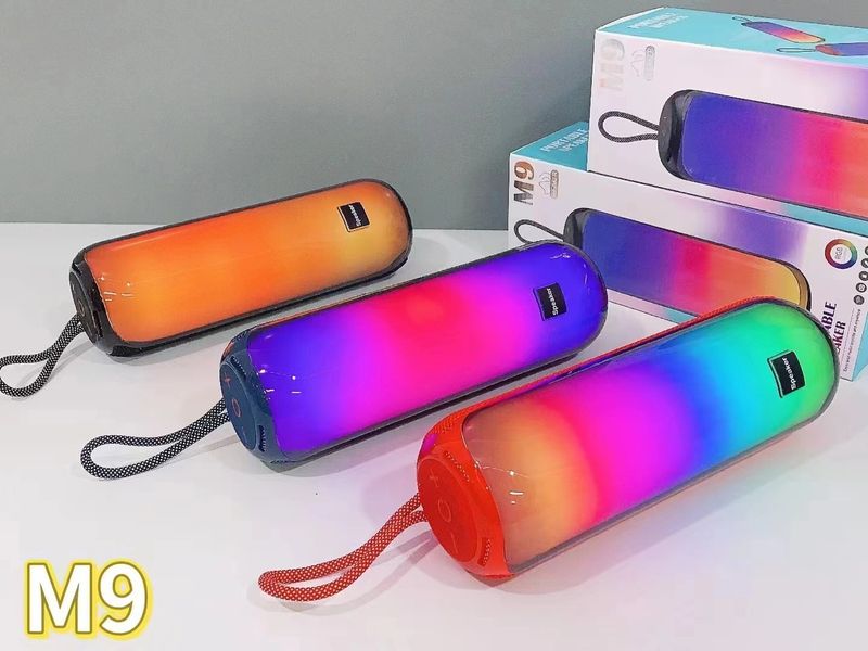 Nya färgglada lampor för trådlös streaming, Bluetooth-högtalare, tung bas, bekvämt och enkelt ljudsystem för utomhusbruk_voghion.com
