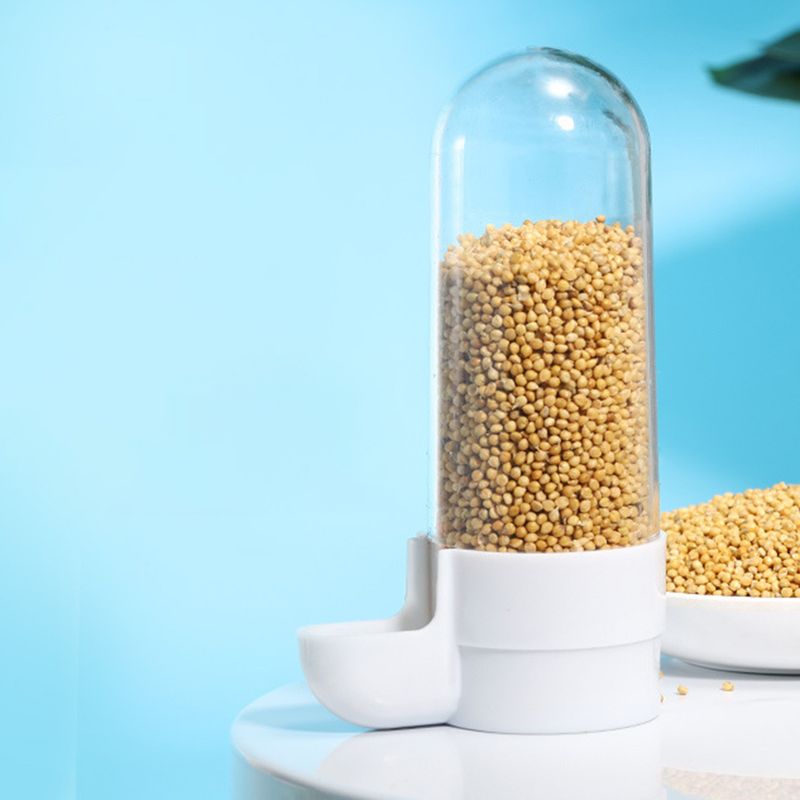 Vogel Wasser Feeder Große Kapazität Spritzwassergeschützte Transparente Behälter Pet Papagei Hängenden Futterspender Vogel Liefert_voghion.com
