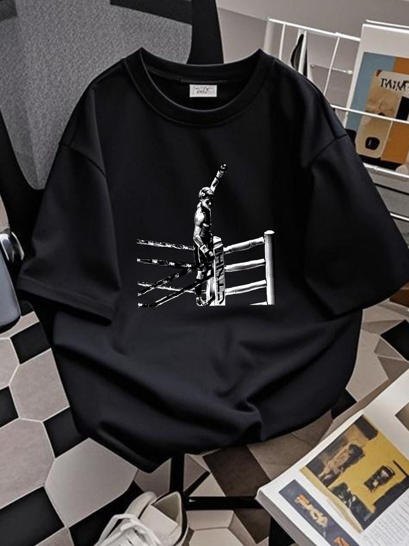 Maglietta unisex Naoya Inoue Boxing Fan, comoda e comoda, da indossare tutti i giorni, morbida, casual, traspirante, grafica, elegante, alla moda, elasticizzata_voghion.com