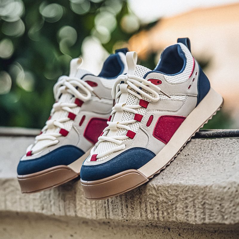 Baskets style Harajuku coréen Agan pour hommes, chaussures décontractées, grande taille, tendance, printemps et automne 2025_voghion.com