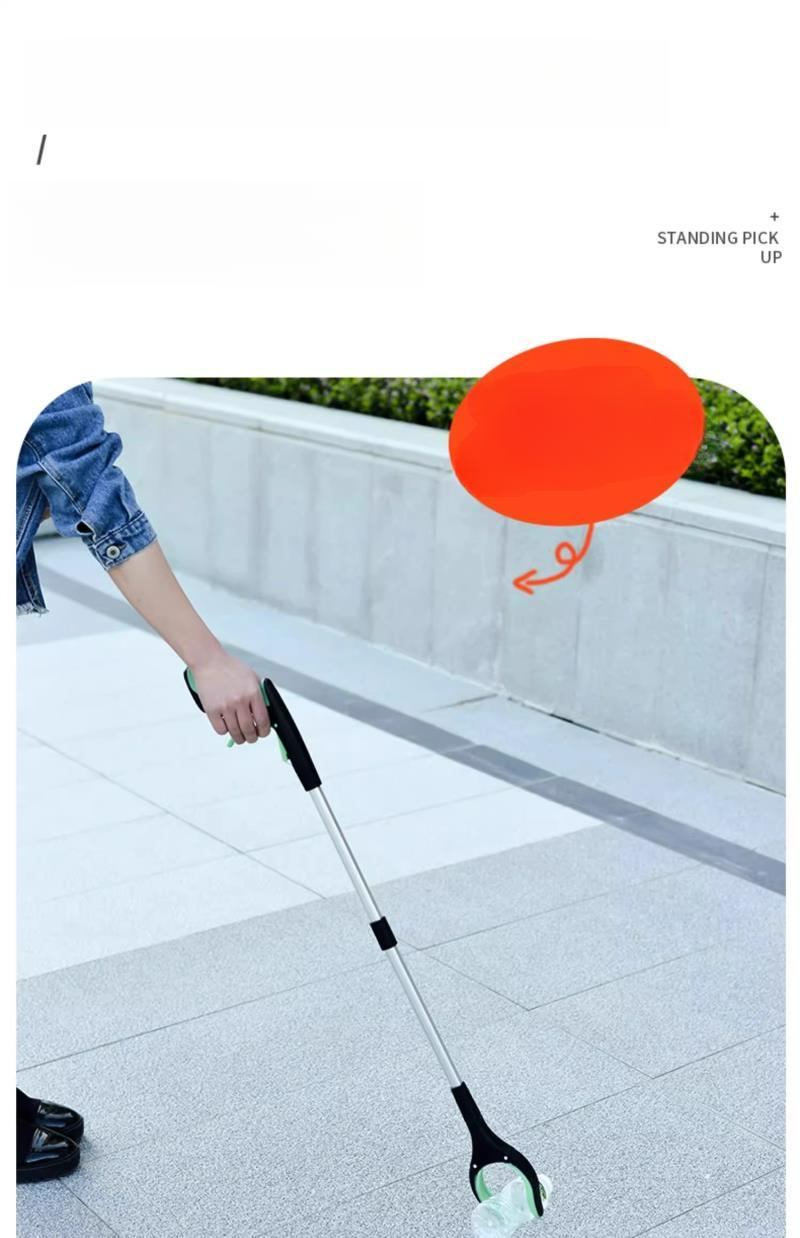 Garbage Picker Clip With Extended Rod, Foldable Telescopic Tongs, Trash Picker, Sanitation Worker's Special Tool, Object_voghion.com