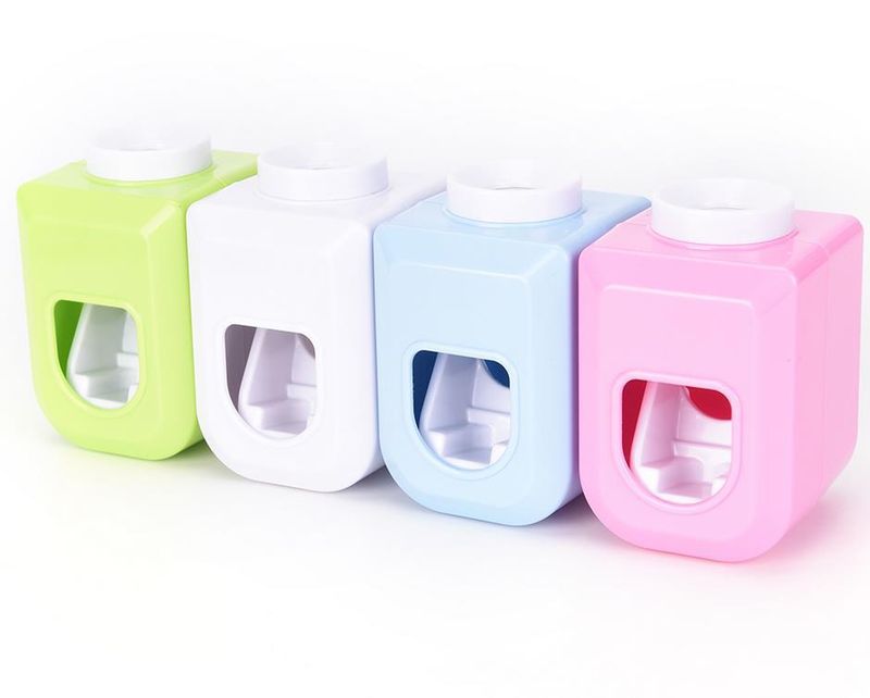 Automatic Adhesive Toothpaste Squeezer Toothpaste Rack Dental Storage Box Lazy Toothpaste Squeezer Toothbrush Holder_voghion.com