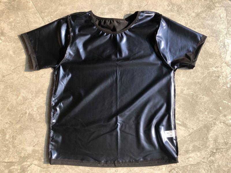 Guaina sportiva da uomo, a compressione, a maniche corte, attillata, per sudorazione rapida_voghion.com