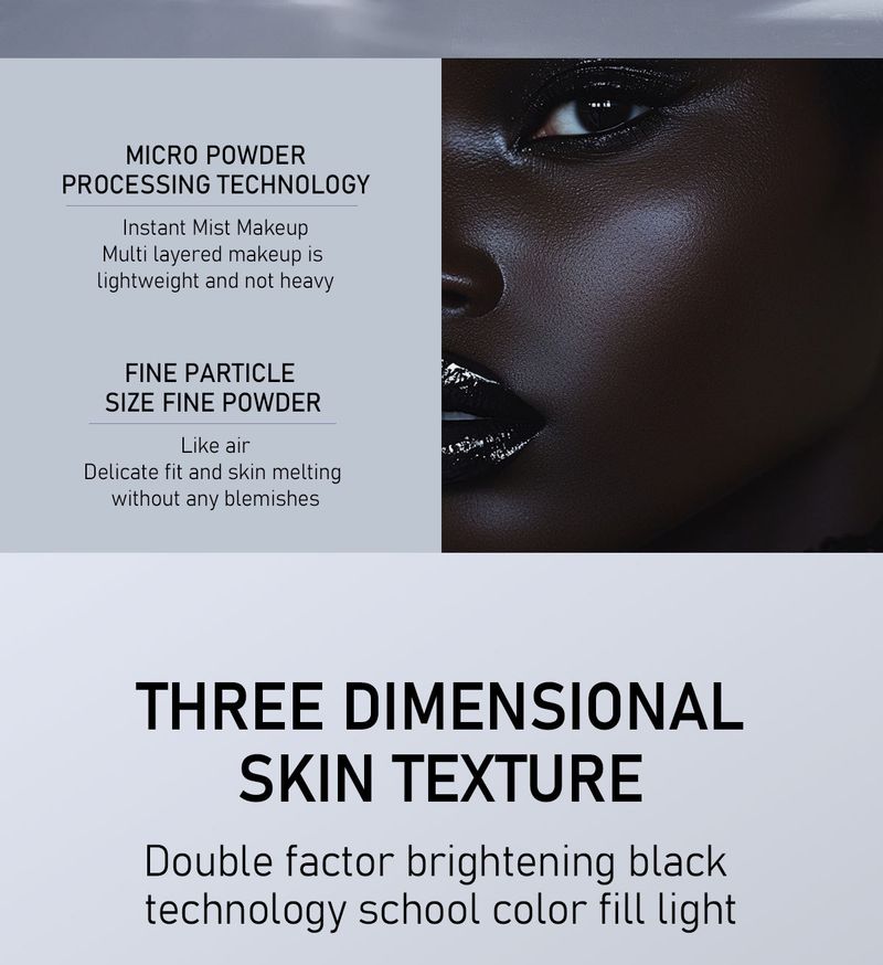 Powder Popular Cosmetics MF413 Soft Makeup Setting Powder, Long Lasting Concealer, Brightening, Setting And Modifying Skin Tone Powder_voghion.com