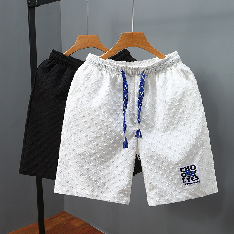 Meeste suvised rannapüksid, meeste vabaaja jooksuspordi lühikesed püksid, meeste 5-punktilised sirged püksid trendikad_voghion.com