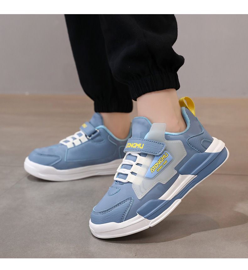 Kids Shoes Boys Shoes Autumn and Winter 2024 New Two Cotton Plus Velvet Warm Children's Sports Shoes Girls Casual Soft Sole_voghion.com