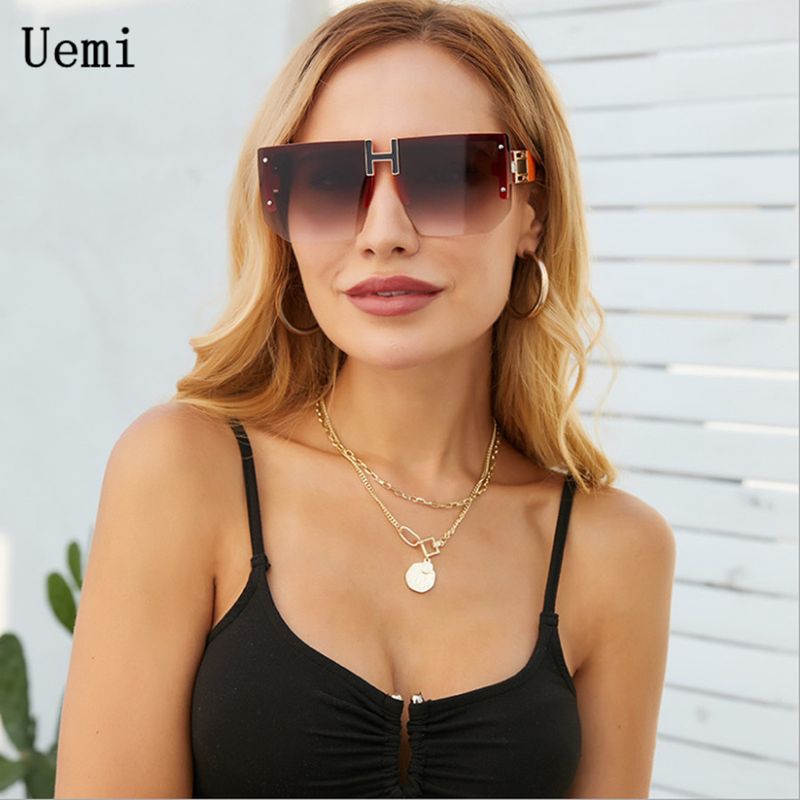 Mode Neue Mode Vintage Quadrat Sonnenbrille Für Frauen Männer Marke Retro Overside Rahmen Brille Fahren Polarisierte Brillen UV400_voghion.com