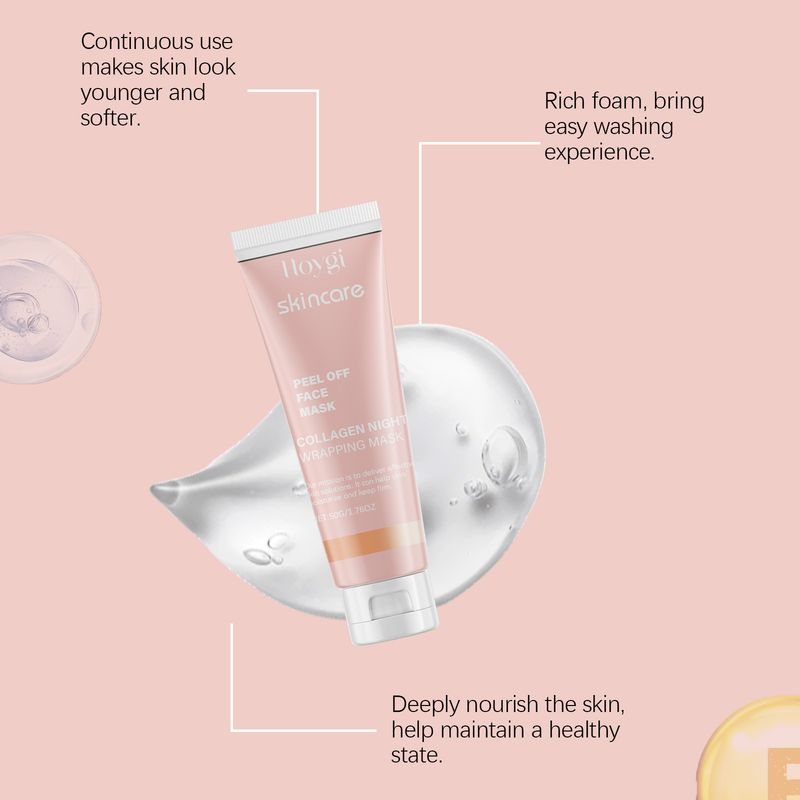 Hoygi Collagen Tear Mask Gentle Exfoliating, Hydrating, Nourishing And Firming Skin Mask_voghion.com