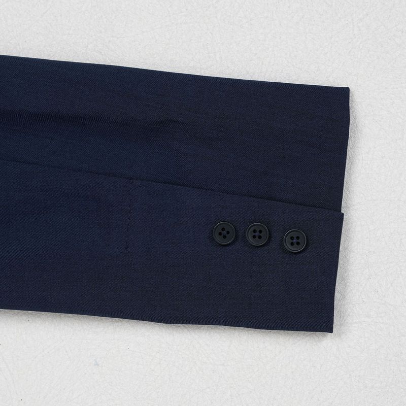 Elegantes Büroanzug-Set für Damen – Slim-Fit-Blazer und Hose mit hoher Taille für den beruflichen Weg zur Arbeit (Marineblau, Weinrot, Blaugrün)_voghion.com