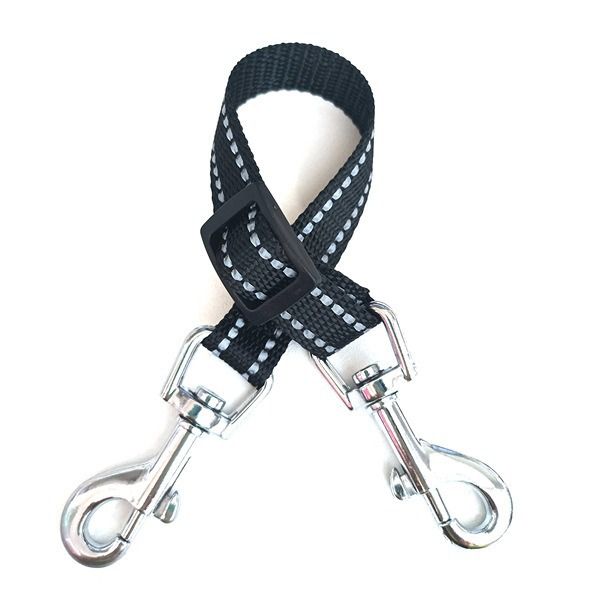 Extended Double Hook Night Glow Pet Leash High Brightness Reflective Strap_voghion.com