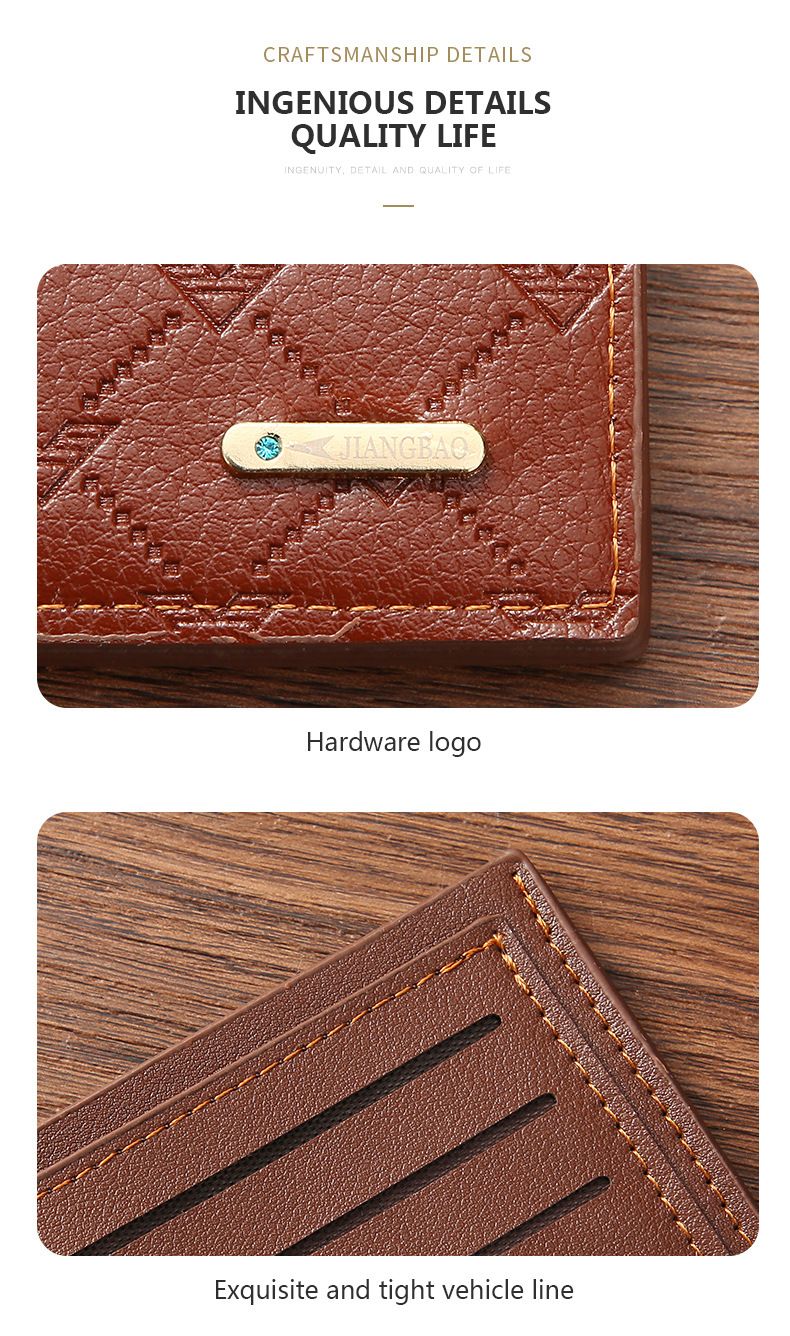 Men's Wallet & Card Cases Pu coin wallet card holder men's wallet short_voghion.com
